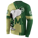 colorado state rams playful snoopy green hoodie best selling