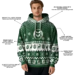 colorado state rams reindeer motif green hoodie best selling