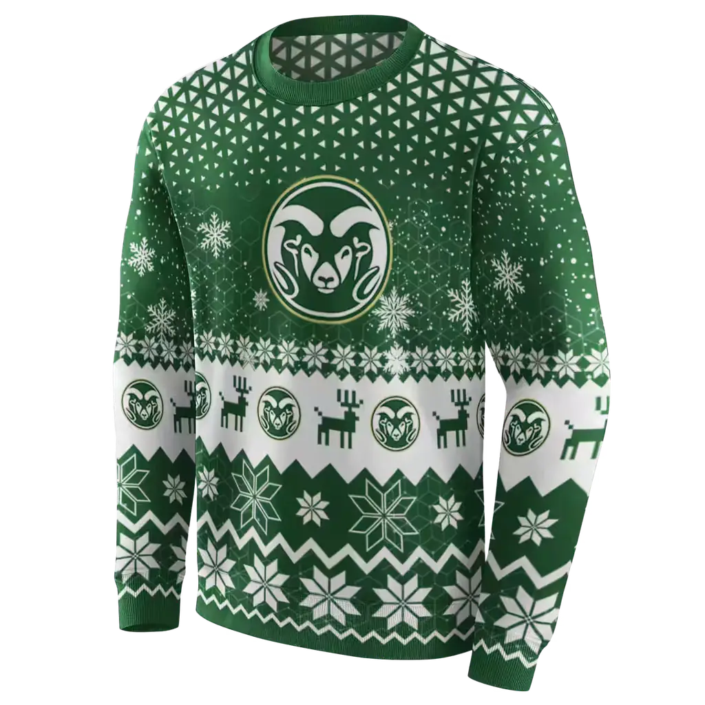 colorado state rams reindeer motif green hoodie new arrival colorado state rams reindeer motif green hoodie new arrival