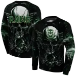 colorado state rams skull artwork green black hoodie best selling