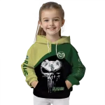 colorado state rams skull punisher gold black hoodie best selling