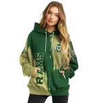 colorado state rams splatter effect green hoodie best selling