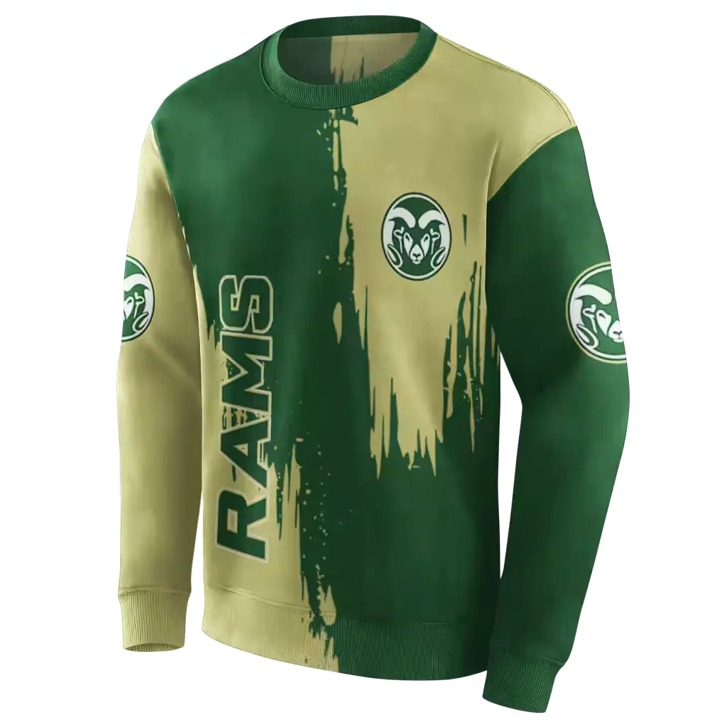 colorado state rams splatter effect green hoodie new arrival colorado state rams splatter effect green hoodie new arrival