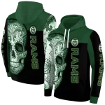 colorado state rams sugar skull green black hoodie best selling
