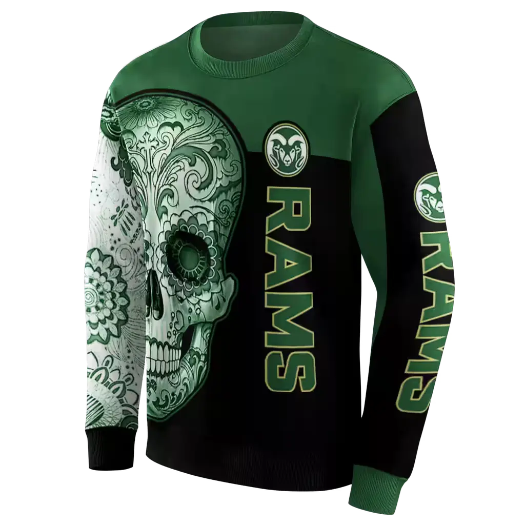 colorado state rams sugar skull green black hoodie new arrival colorado state rams sugar skull green black hoodie new arrival