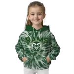 colorado state rams tie dye pattern green hoodie best selling