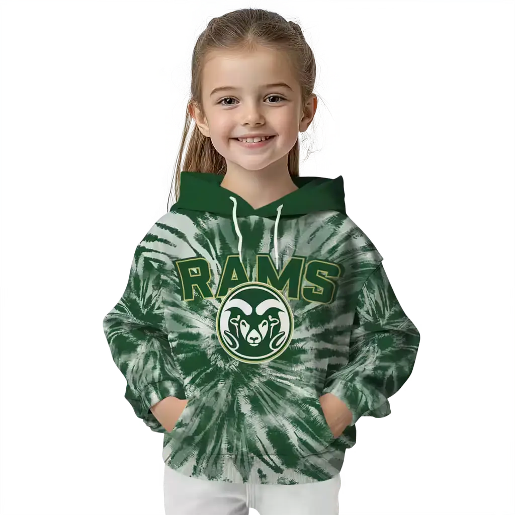 colorado state rams tie dye pattern green hoodie top rated colorado state rams tie dye pattern green hoodie top rated
