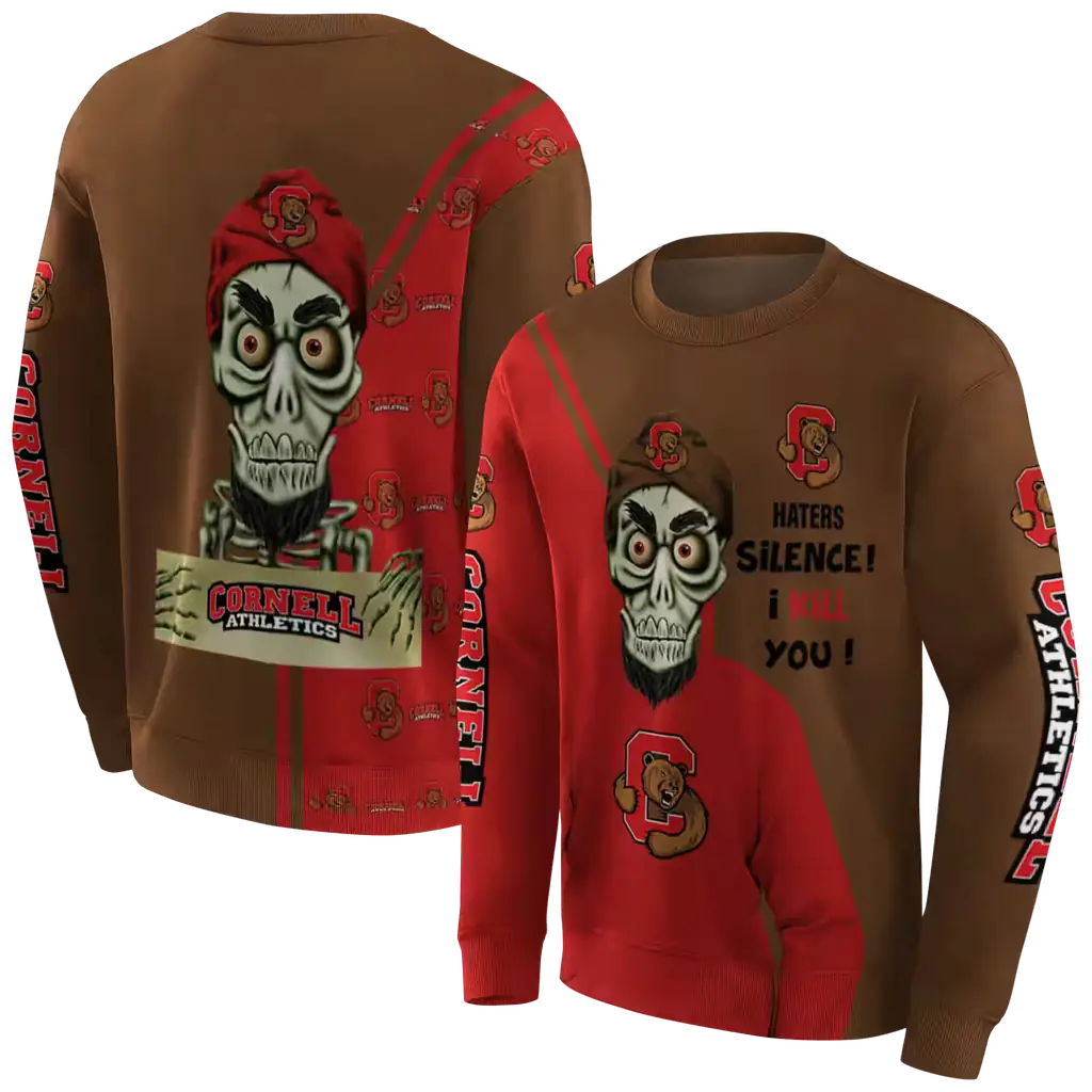 cornell big red achmed skull red hoodie premium grade cornell big red achmed skull red hoodie premium grade