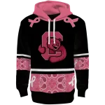 cornell big red awareness ribbon black pink hoodie best selling