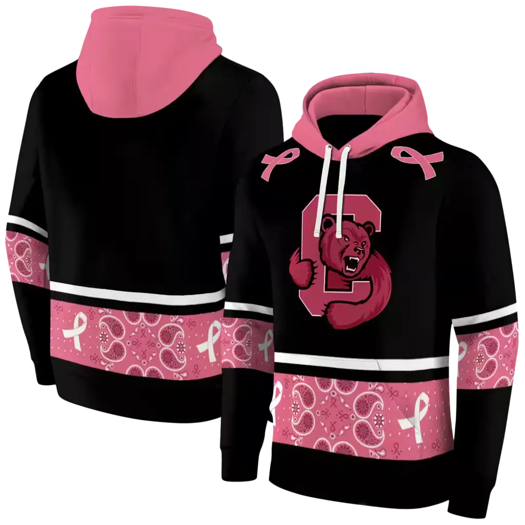 cornell big red awareness ribbon black pink hoodie fashion forward cornell big red awareness ribbon black pink hoodie fashion forward