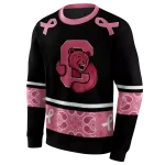 cornell big red awareness ribbon black pink hoodie best selling