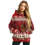 cornell big red christmas trees red hoodie best selling