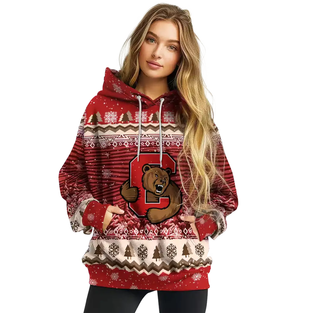 cornell big red christmas trees red hoodie high quality cornell big red christmas trees red hoodie high quality