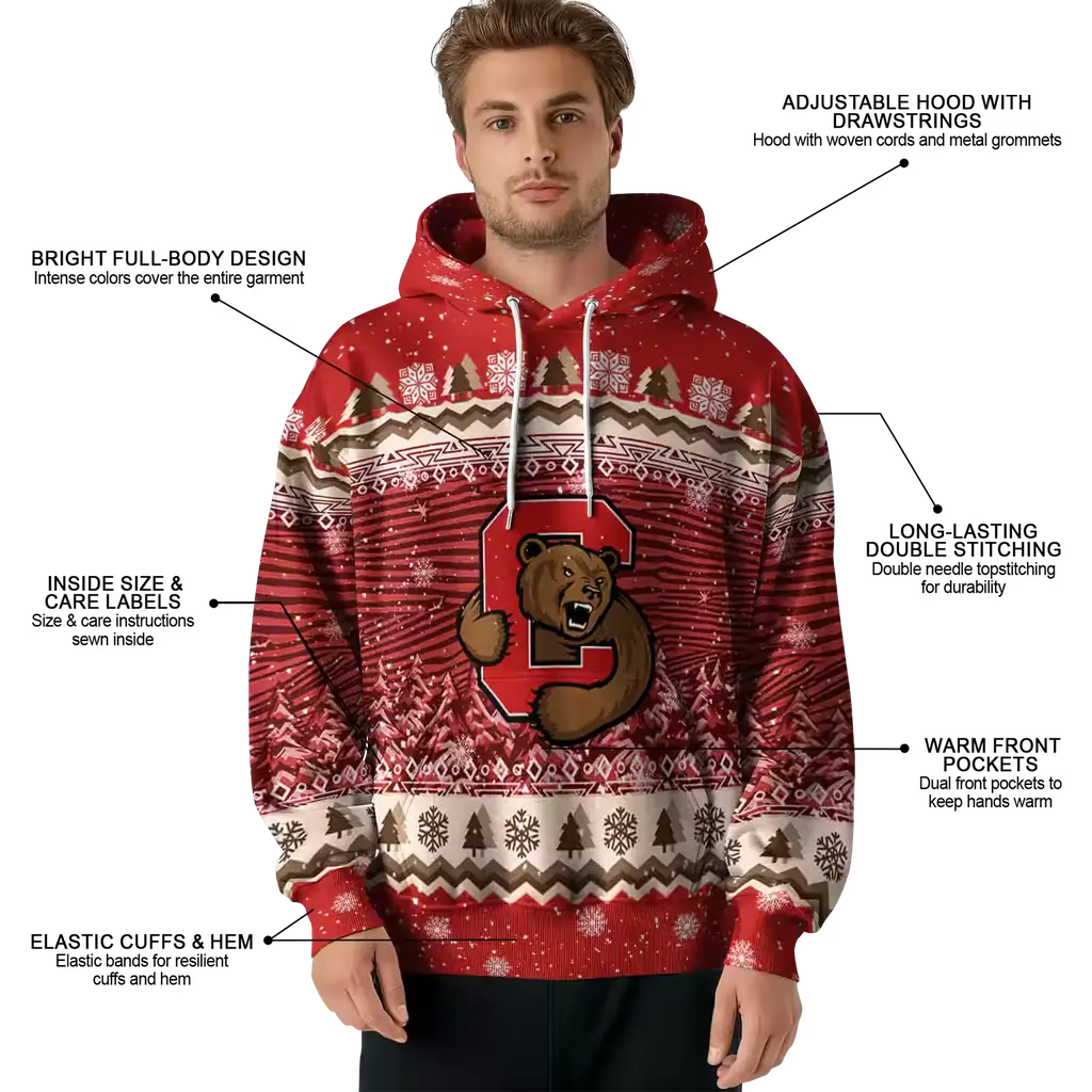 cornell big red christmas trees red hoodie latest model cornell big red christmas trees red hoodie latest model