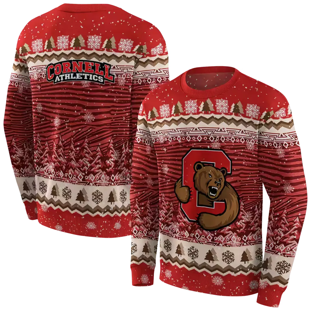 cornell big red christmas trees red hoodie premium grade cornell big red christmas trees red hoodie premium grade