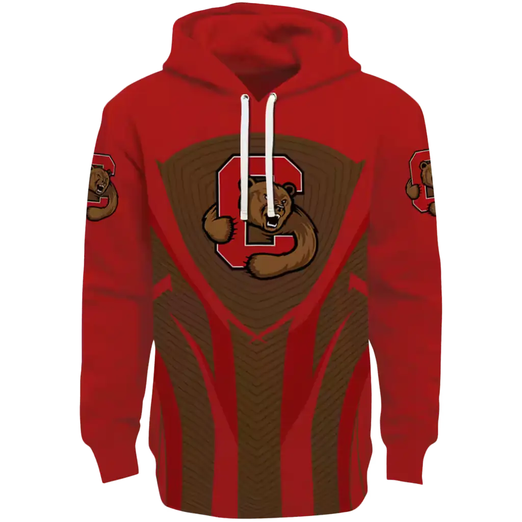 cornell big red concentric lines red black hoodie best selling cornell big red concentric lines red black hoodie best selling