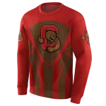 cornell big red concentric lines red black hoodie best selling