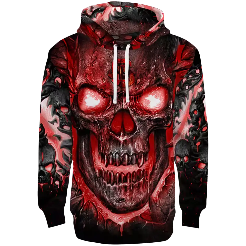 cornell big red demonic skull red black hoodie best selling cornell big red demonic skull red black hoodie best selling