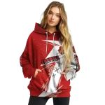 cornell big red dynamic slash red white hoodie best selling