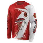 cornell big red dynamic slash red white hoodie best selling