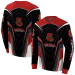 cornell big red futuristic pattern red black hoodie best selling