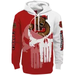 cornell big red graphic punisher red white hoodie best selling