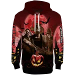 cornell big red halloween vibes red black hoodie best selling