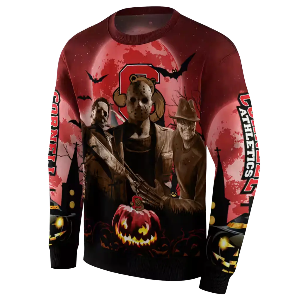 cornell big red halloween vibes red black hoodie new arrival cornell big red halloween vibes red black hoodie new arrival