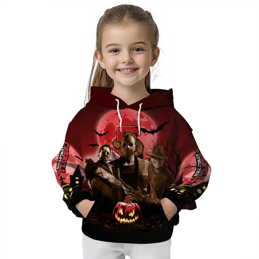 cornell big red halloween vibes red black hoodie top rated cornell big red halloween vibes red black hoodie top rated