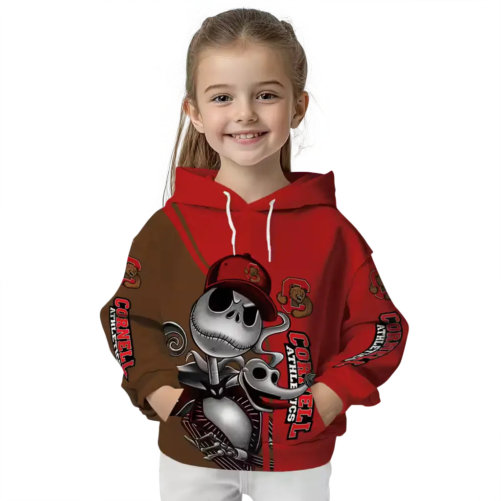 cornell big red jack skellington red hoodie top rated cornell big red jack skellington red hoodie top rated