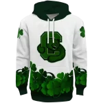 cornell big red lucky motif white green hoodie best selling