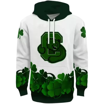 cornell big red lucky motif white green hoodie best selling