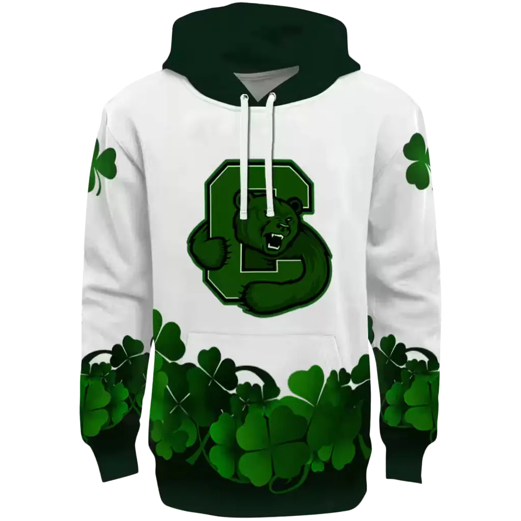 cornell big red lucky motif white green hoodie best selling cornell big red lucky motif white green hoodie best selling