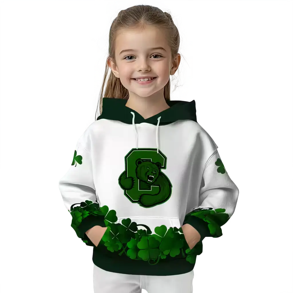 cornell big red lucky motif white green hoodie top rated cornell big red lucky motif white green hoodie top rated