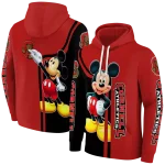 cornell big red mickey mouse red black hoodie best selling