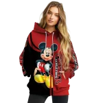 cornell big red mickey mouse red black hoodie best selling