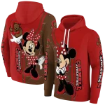 cornell big red minnie mouse red hoodie best selling
