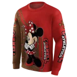 cornell big red minnie mouse red hoodie best selling