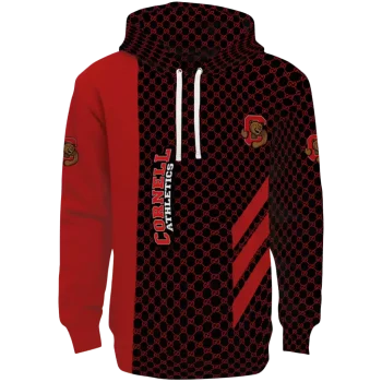 cornell big red monogram pattern red hoodie best selling