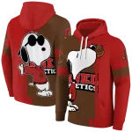 cornell big red playful snoopy red hoodie best selling