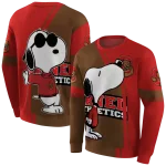 cornell big red playful snoopy red hoodie best selling