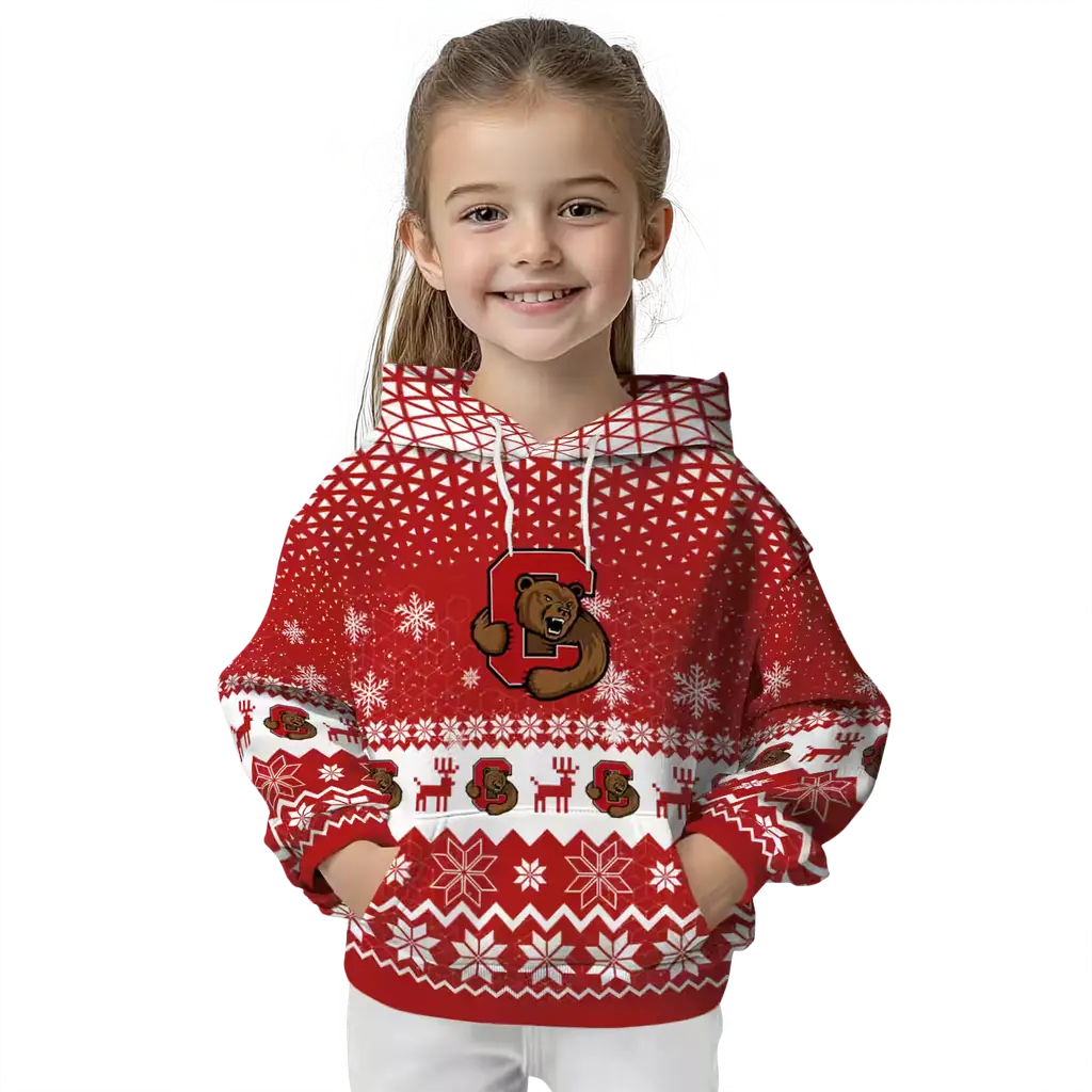 cornell big red reindeer motif red hoodie top rated cornell big red reindeer motif red hoodie top rated