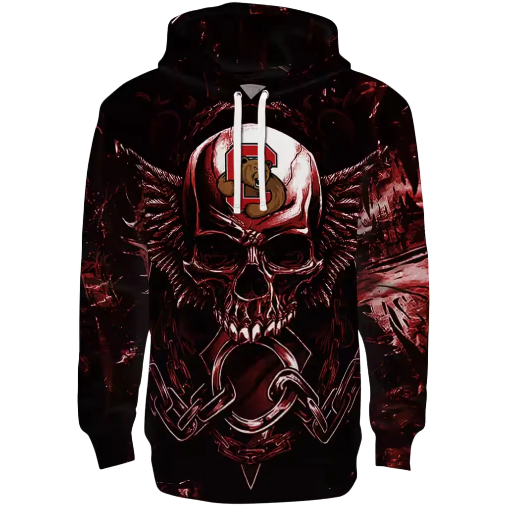 cornell big red skull artwork red black hoodie best selling cornell big red skull artwork red black hoodie best selling