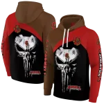 cornell big red skull punisher brown black hoodie best selling