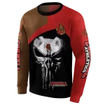 cornell big red skull punisher brown black hoodie best selling