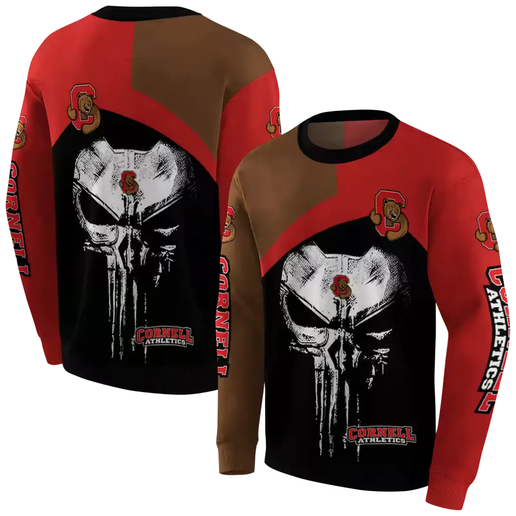 cornell big red skull punisher brown black hoodie premium grade cornell big red skull punisher brown black hoodie premium grade