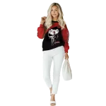 cornell big red skull punisher brown black hoodie best selling