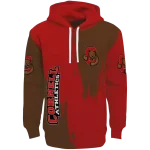 cornell big red splatter effect red hoodie best selling