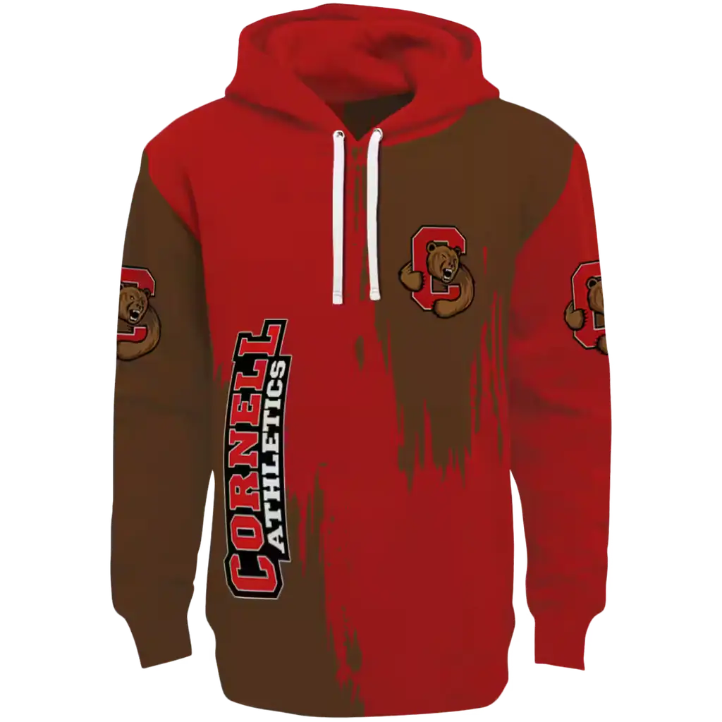 cornell big red splatter effect red hoodie best selling cornell big red splatter effect red hoodie best selling