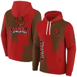cornell big red splatter effect red hoodie best selling